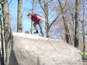 Because if there's a big rock, someone's gotta climb it.