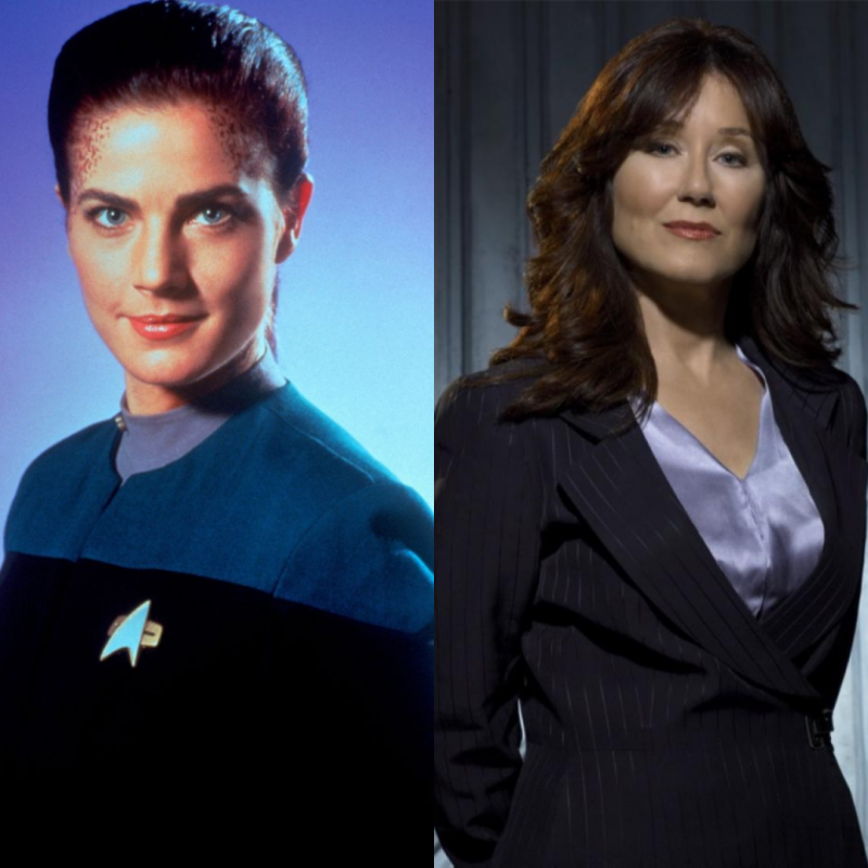 Jadzia Dax and President Roslin, the two characters I'm planning to cosplay as for Gen Con 2019.